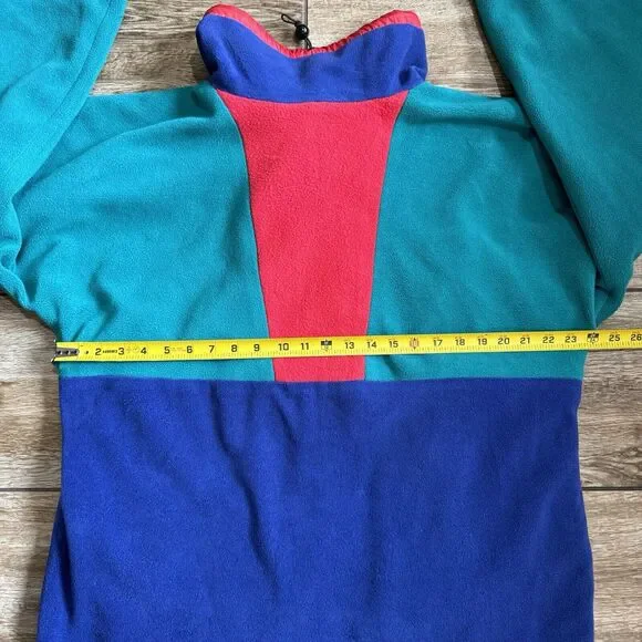 Vintage The North Face Color Block Reversible Pullover size Medium Anorak Jacket